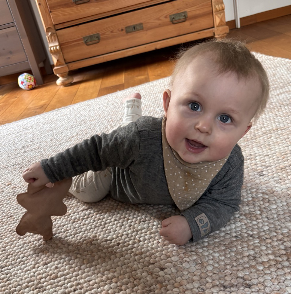 Lederbär-Emil Zahnungshilfe, Beissring, baby, Greifling, Bio-Leder, Bruno Lederbaer, pflanzliche Gerbung, Nachhaltig, Original-lederdesign,For Baby´s first Teeth, theeser